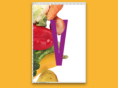 WIP 031 condensed label type typography vegan vegetables visual wine label