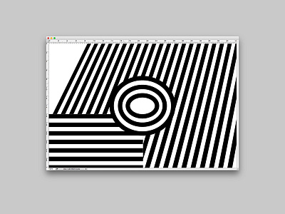 WIP 069 black and white lines poster poster design shapes
