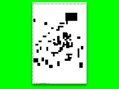 WIP 073 electro glitch grid mask pixels poster poster design square visual visual design