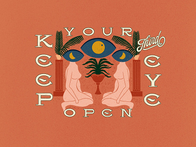 "Keep your third eye open" - Handlettering x Illustration contemporary hand drawn handlettering illustration illustrationart illustrations lettering letters typography