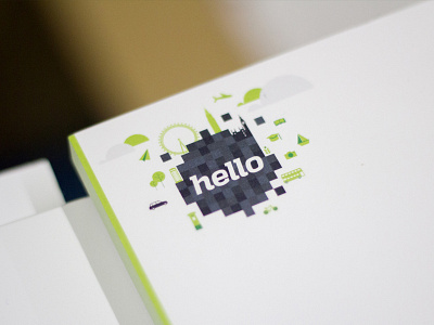 Hello - Language Academies branding course hello identity learn logo notepad prague teach tefl