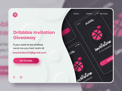 Dribbble Invitation Giveaway