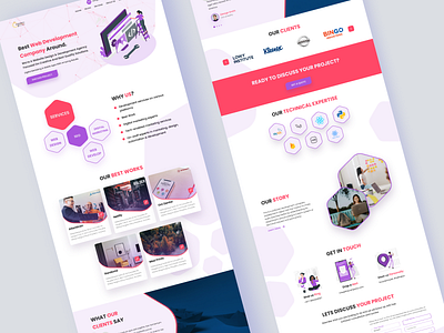 Dribbble Invitation --- SW Company Website Design Idea