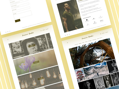 Simple Photographer Portfolio Web Concept