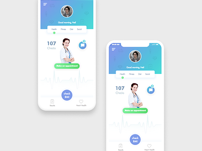 Health App health mobile ui