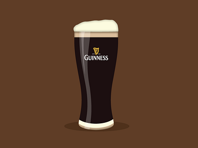 Lovely Day for a Guinness Pint Glass 