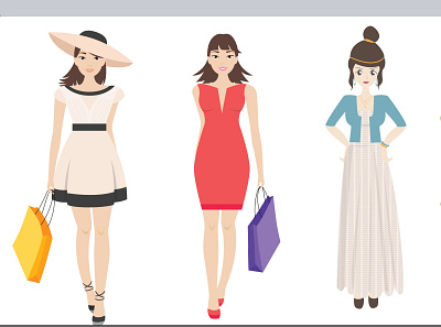 fashionista.. accesories adobe after effects animation art design graphic design illustration model modelling