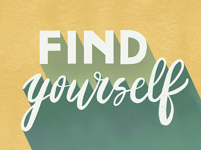 find yourself lettering lettering phrase phrase procreate
