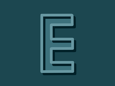 E letter lettering