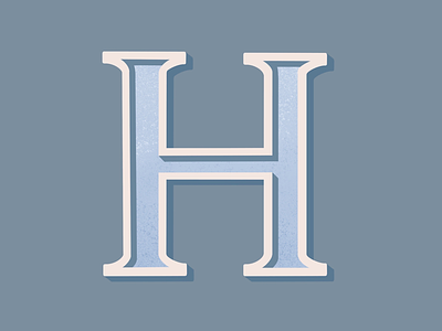 H h letter lettering