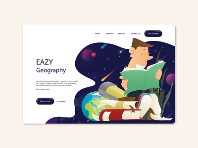 Geography Landing Page children geography landing page school student