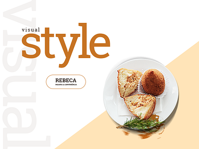 Rebeca Visual Style bakery branding food gênia menu visual style