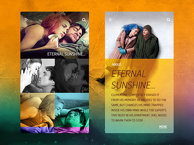 Movie Eternal Sunshine colors eternal sunshine movie serie