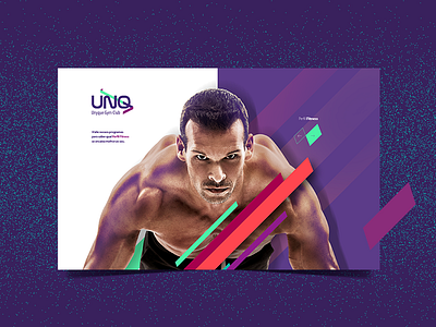 Unq Perfil Fitness brand branding colors gênia unq