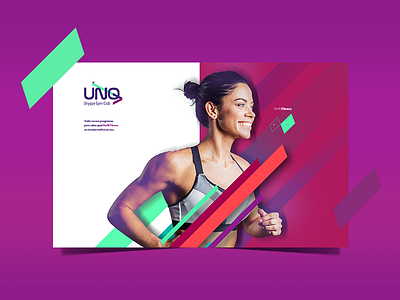 Unq Perfil Fitness brand branding colors gym gênia unq