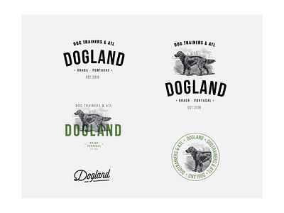 Dogland - logo versions