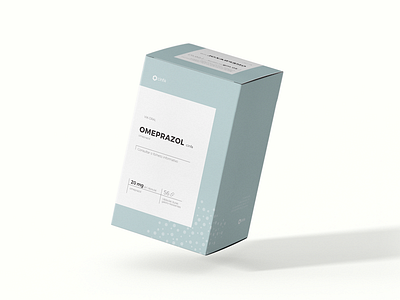 Minimal OMEPRAZOL packaging - redesign