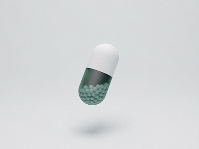 Pill model for OMEPRAZOL packaging - redesign 3d c4d cinema4d design farmácia medicine minimal packaging pharmacy pills portugal render
