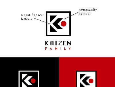 KAIZEN branding logo design