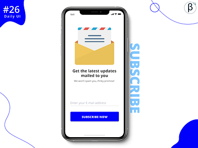 Subscribe | Daily UI 26 dailyui dailyuichallenge figma