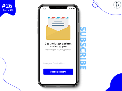 Subscribe | Daily UI 26