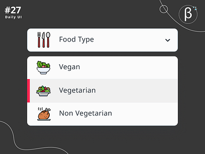 Dropdown | DailyUI27