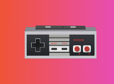 Skeuomorphic representation of the NES classic edition figma madeinfigma nes nintendo skeuomorphic