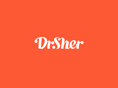 Dr.Sher doctor juice lettering logo s type