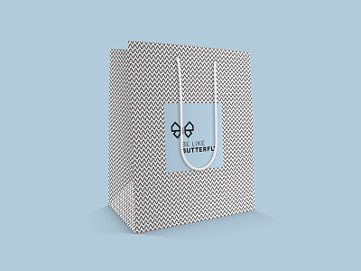Jewellery Bag acrylic bag blue butterfly ethnic girly jewellery jewerly light blue packaging paper bag