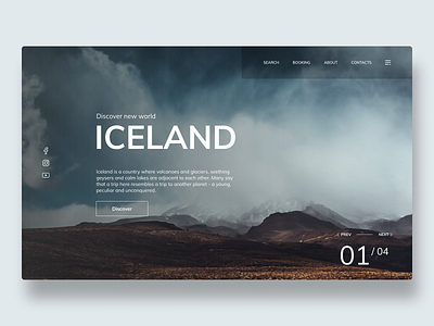 Island - Travel Landing Page