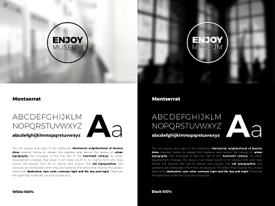 Enjoymuseum -  Logo, Colors & Type