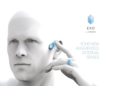 Jawbone Wearable EXO Ecosystem - Visualizations adv advertisment campaign cgi design exo headset human industrial design interaction internet of things jawbone product product design render ring smart smartwatch wearable wearable tech