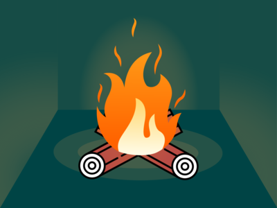 Design a Yule Log or Festive Fireplace Scene! by Dribbble on Dribbble