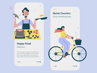 Food Delivery App On-Boarding app concept delivery delivery app design figma food food app food delivery mobile mobile app ui ux