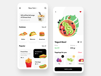 Food Delivery App Design app concept delivery design figma food food delivery health illustration meal mobile mobile app mvp order ui ux