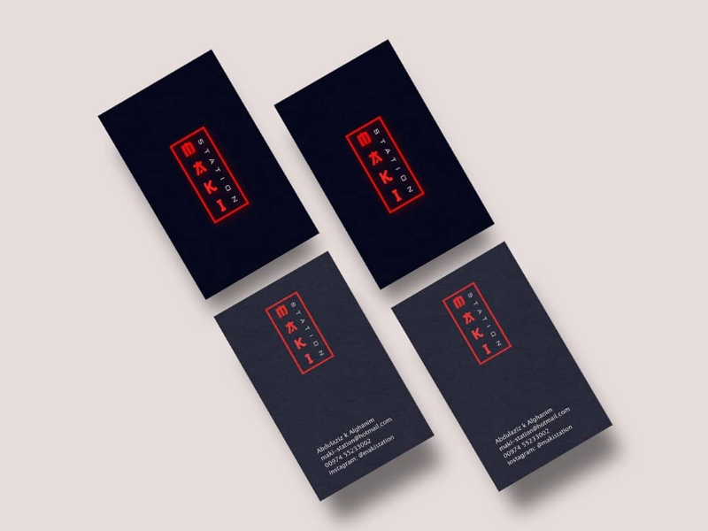 Maki Station - Sushi Bar Branding japanese restaurant restaurant branding branding sushi logo