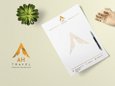 AH Travel Logo & Branding