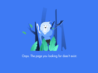 oops the page doesn't exist animal art design digital digital art illustration illustrator sketch theme