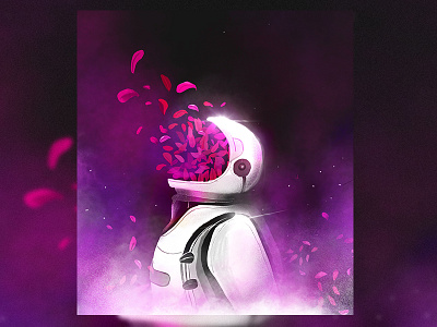 Astro Mind art astronaut atro dance digital digital art illustration