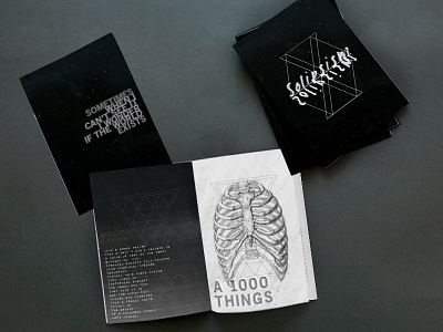 Solipsism booklet design graphic poetry solipsism zine