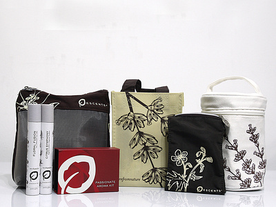 Escents Packaging Design bags graphic design natural products packaging packaging design reusable