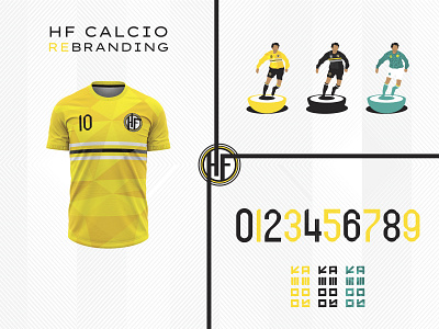 Hf Calcio: Identity profile branding crest football identity branding illustrator jersey logo soccer vector