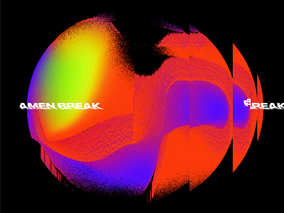 AmenBREAK™ bauhaus drumandbass electronica glitch graphic pixelsorter vaporwave