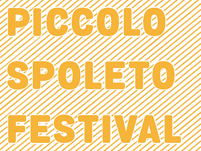 Piccolo Spoleto arts branding charleston festival typography