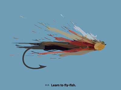 019. fishing illustration