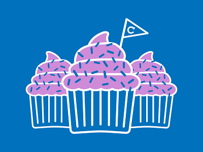 Cupcakes! bake sale cupcakes illustration vector