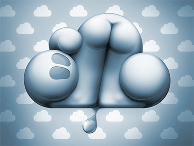 Cloud Leak adobe character cloud illustration illustrator photoshop