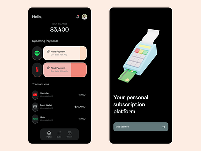 A Personal Subscription app platform