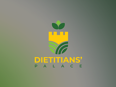 Dietitian Palace branding design illustration logo minimal