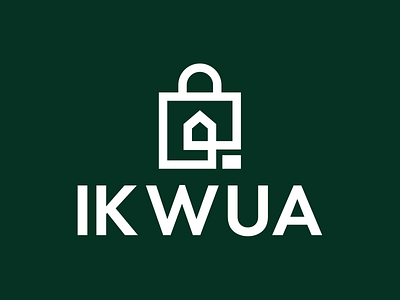 ikwua app design flat logo minimal